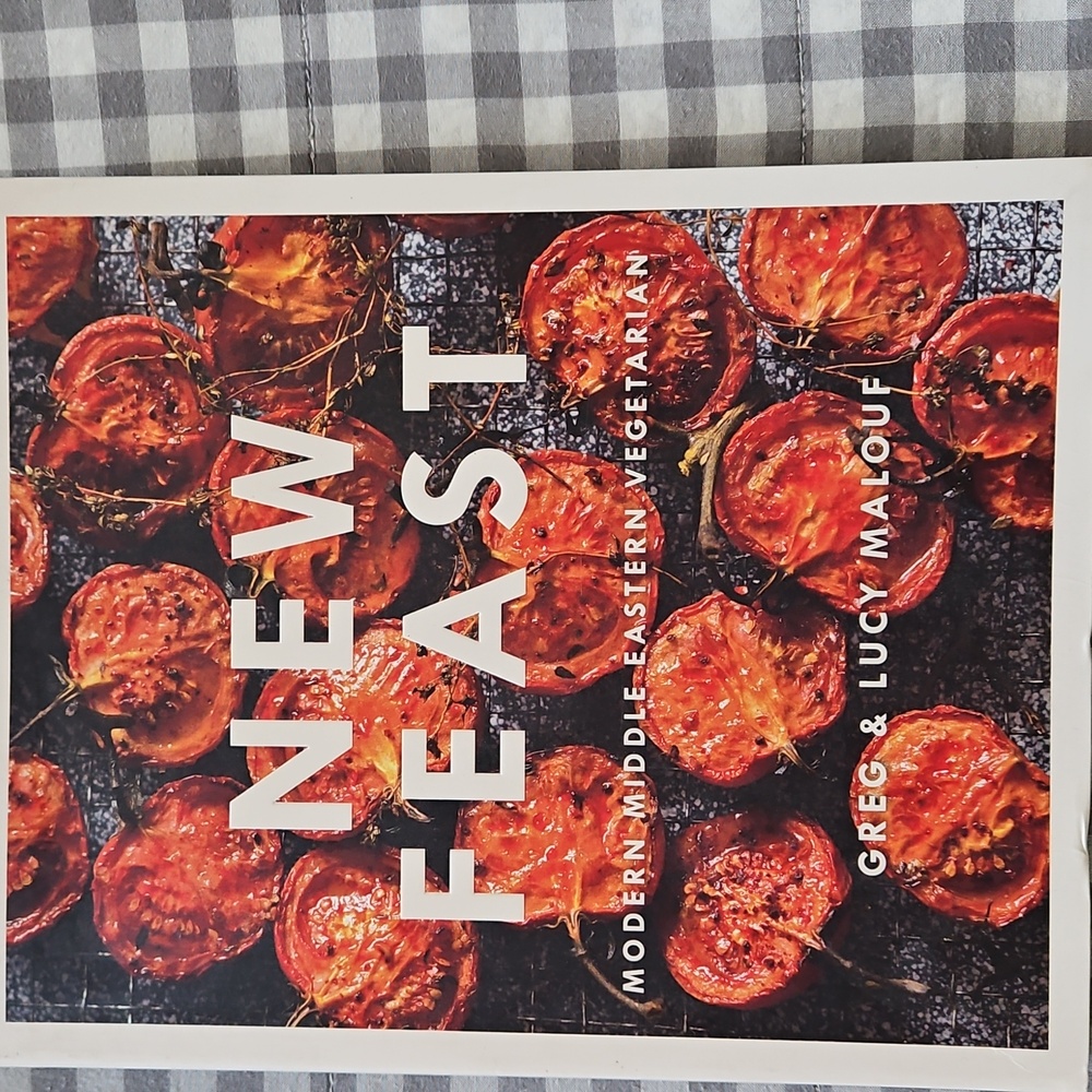 New Feast: Modern Middle Eastern Vegetarian Cookbook - Red Cover by